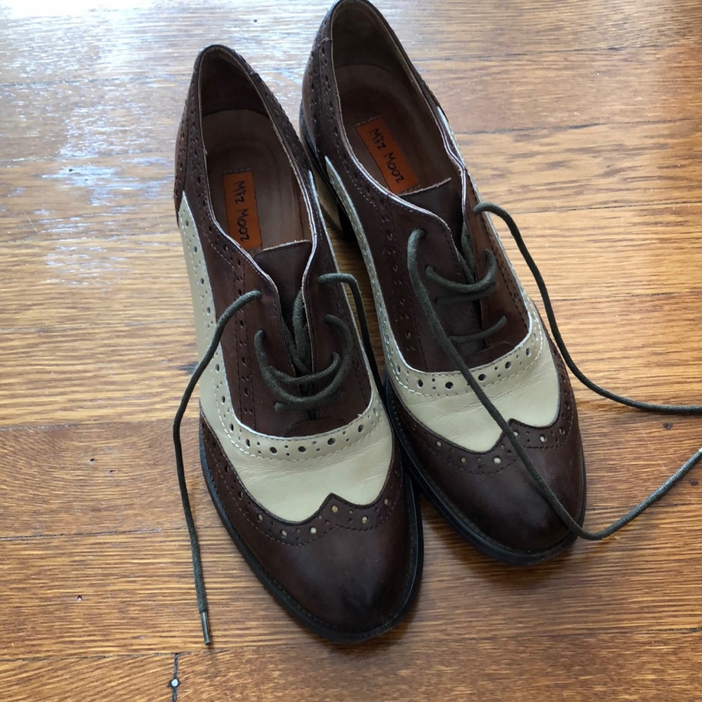 Mix Mooz shoes brown and cream